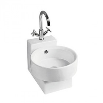 Dooa Wall Hung Basin with L-Stand Nordic