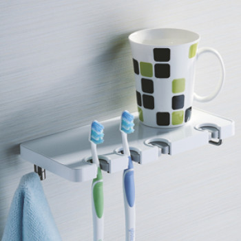 Perk Tooth Brush Holder with Hook