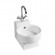 Dooa Wall Hung Basin with L-Stand