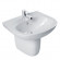 American Standard Wall Hung Basin with Half Pedestal - New Codie Oval